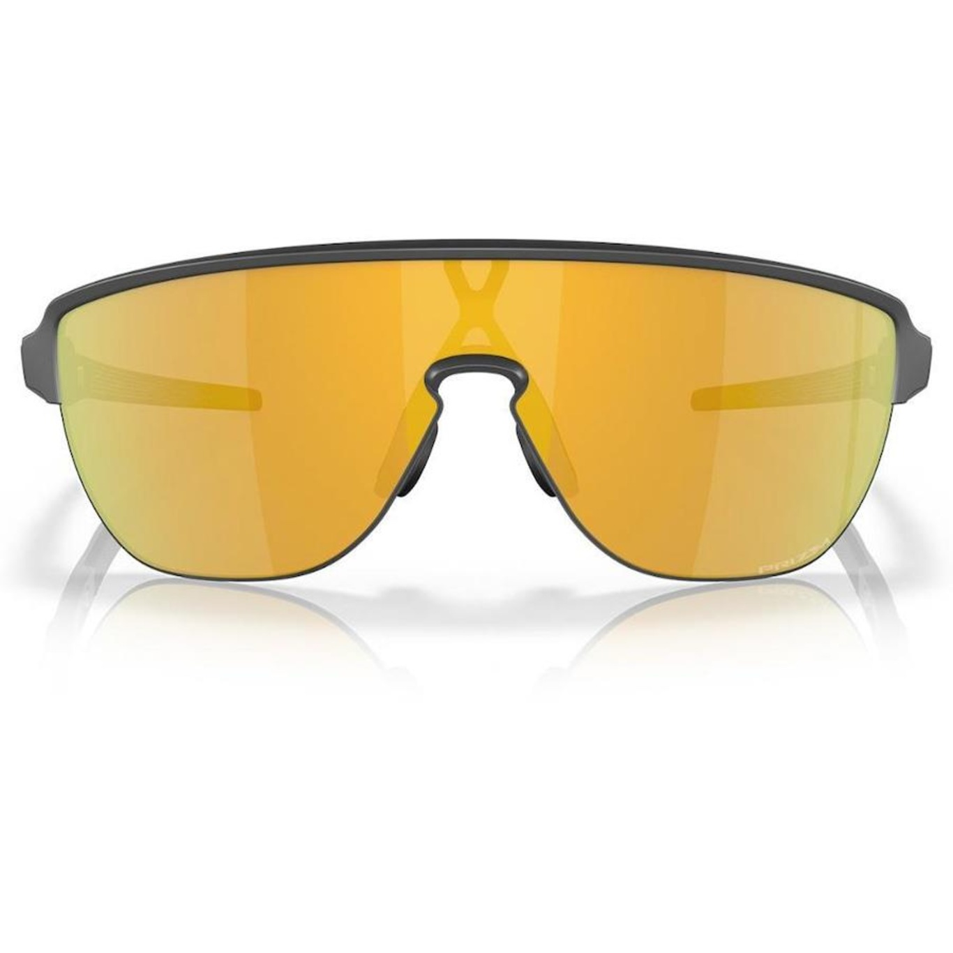 Óculos de Sol Unissex Oakley Corridor Matte Carbon Prizm 24K - Foto 5