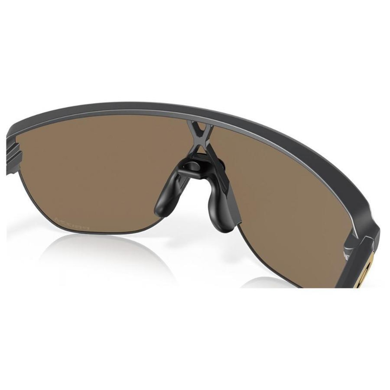 Óculos de Sol Unissex Oakley Corridor Matte Carbon Prizm 24K - Foto 6