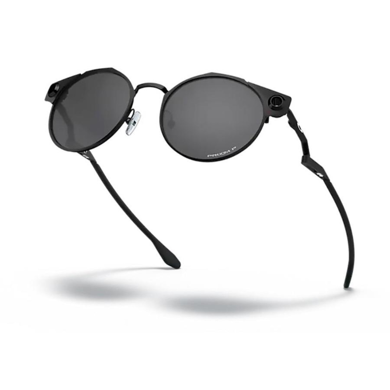 Óculos de Sol Unissex Oakley Deadbolt Satin Prizm Black Polarized - Foto 3