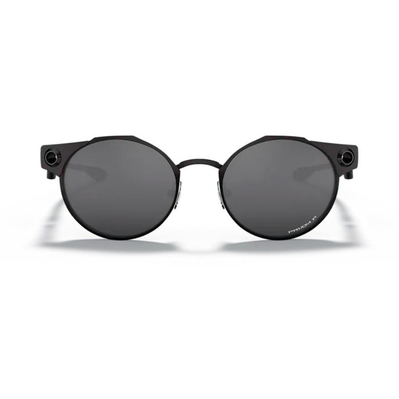 Óculos de Sol Unissex Oakley Deadbolt Satin Prizm Black Polarized - Foto 4