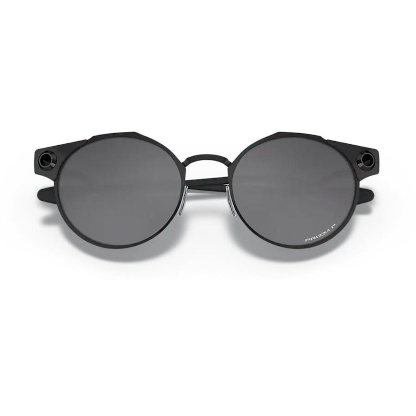 Óculos de Sol Unissex Oakley Deadbolt Satin Prizm Black Polarized - Foto 5