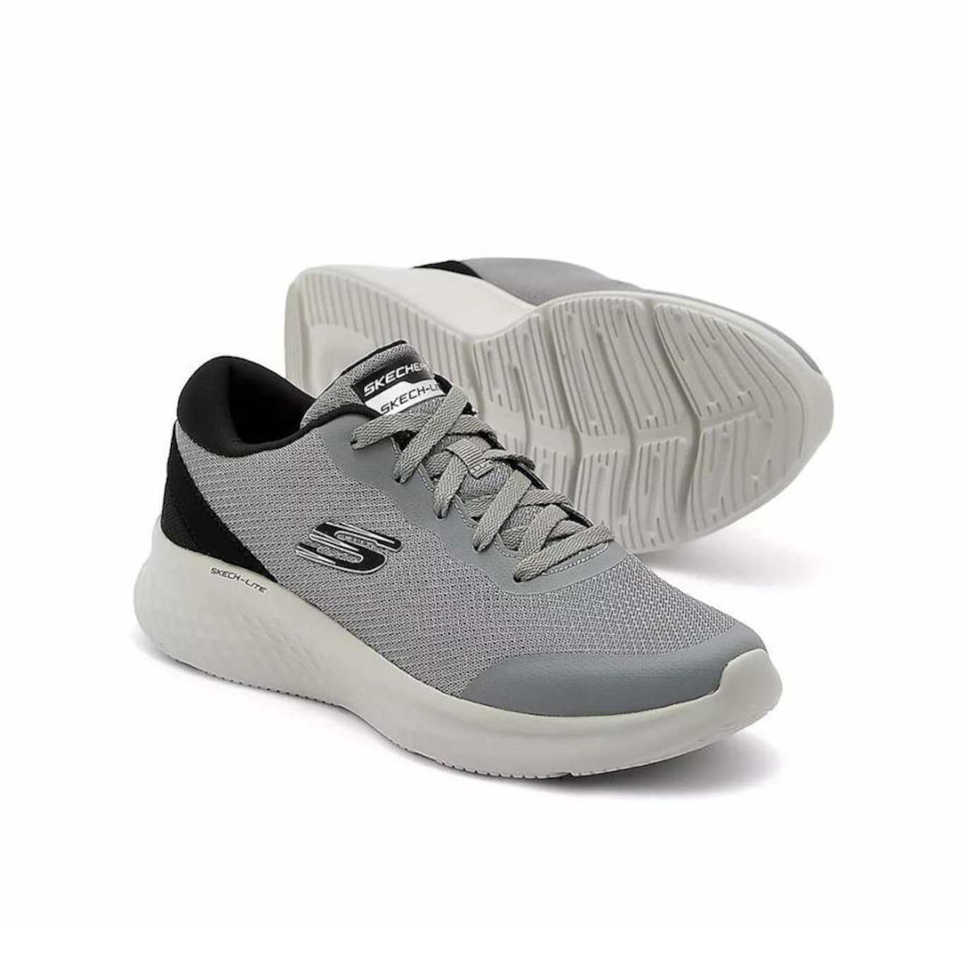 Tênis Skechers Lite Pro Clear Rush Cinza - Masculino - Foto 3