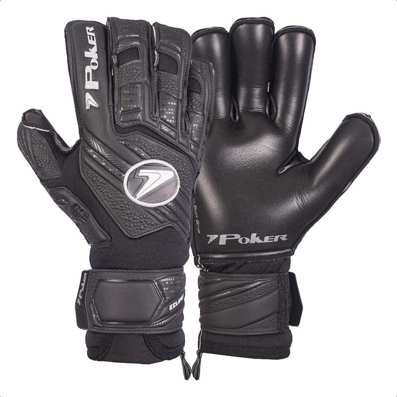 Luvas de Goleiro Profissional Poker Eclipse - Adulto - Foto 1