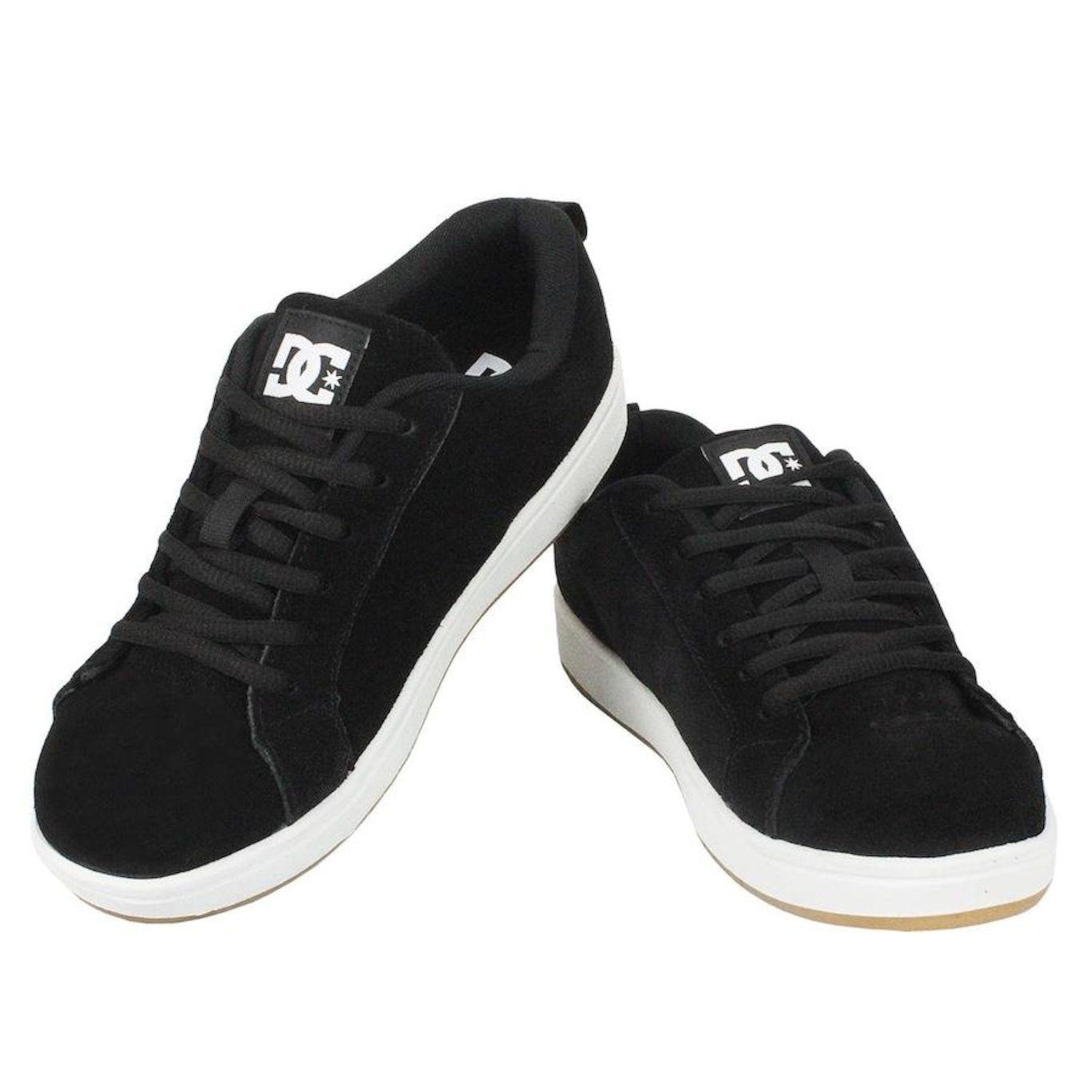 Tênis DC Shoes Court Graffik Le Natural Black White - Masculino - Foto 2