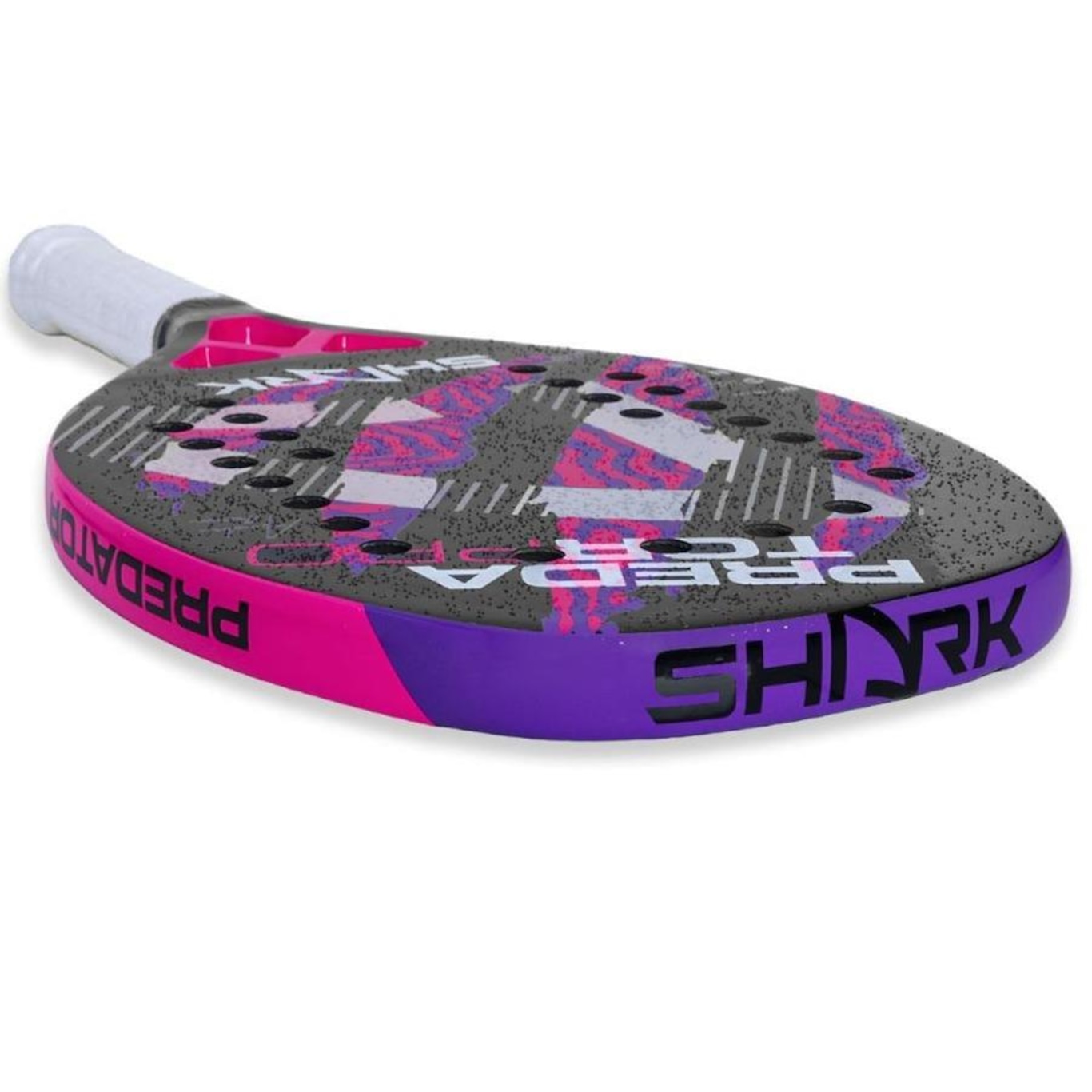 Raquete de Beach Tennis Shark Predator 22mm - Foto 5