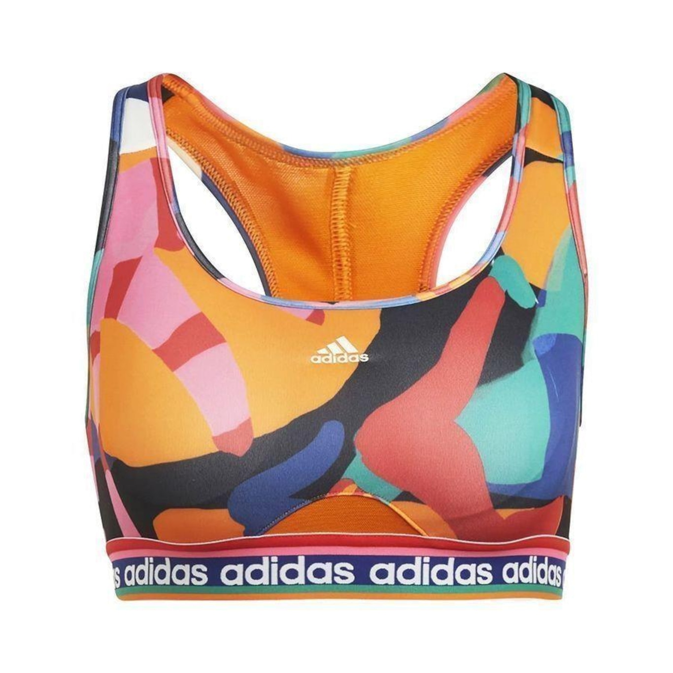 Top Fitness adidas Farm Médio Suporte - Adulto - Foto 1