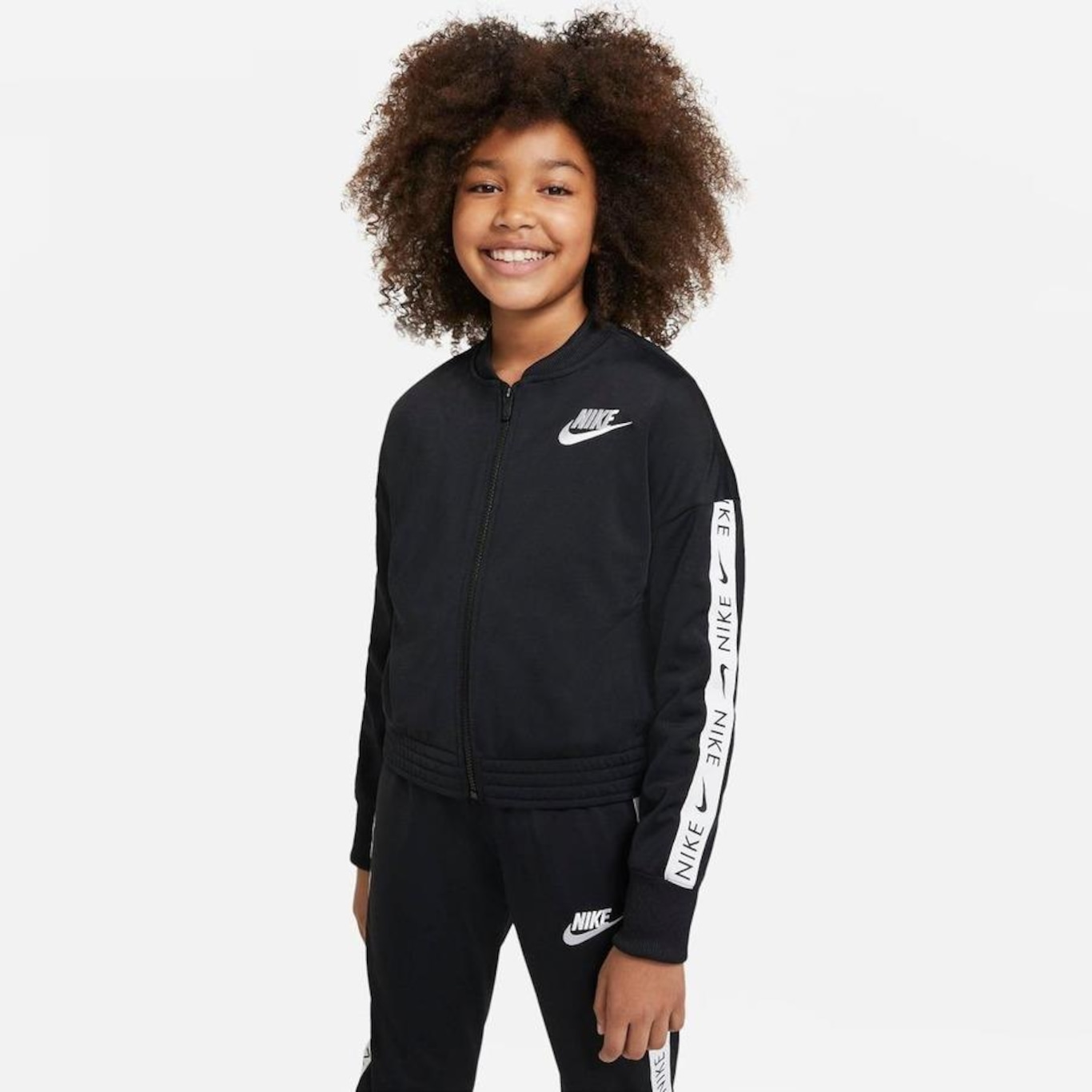 Agasalho Nike Sportswear Big Kids - Infantil - Foto 3