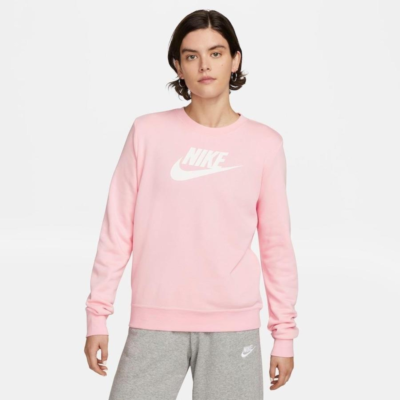 Blusão Nike Sportswear Club Fleece - Feminino - Foto 1