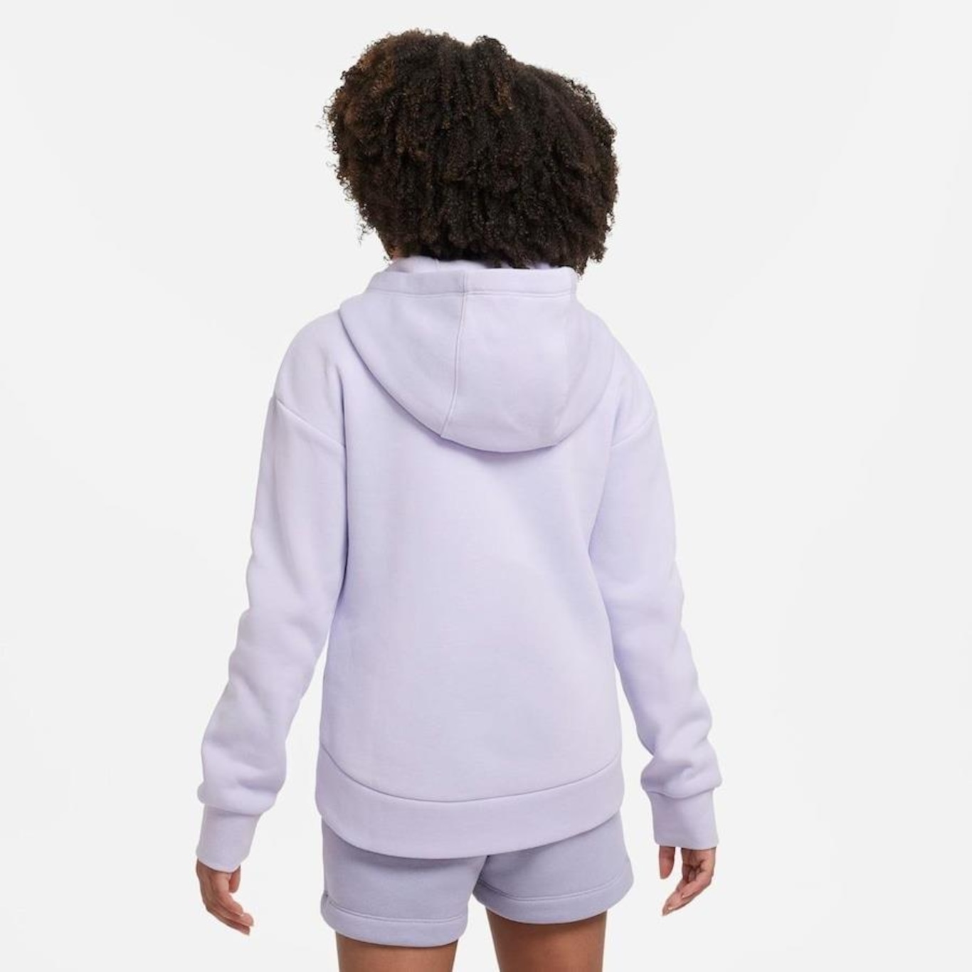 Jaqueta com Capuz Fleece Nike Sportswear Club Older Kids - Infantil - Foto 2