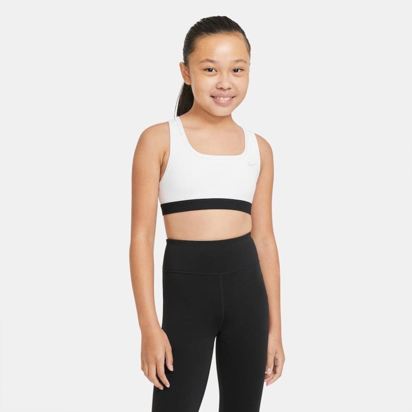 Top Fitness Nike Swoosh - Infantil - Foto 1