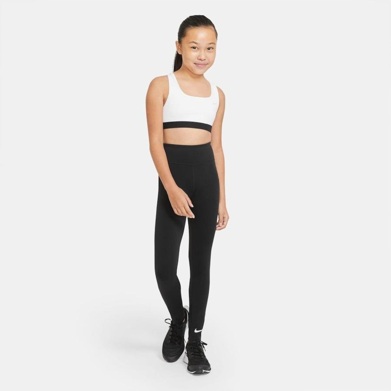 Top Fitness Nike Swoosh - Infantil - Foto 6