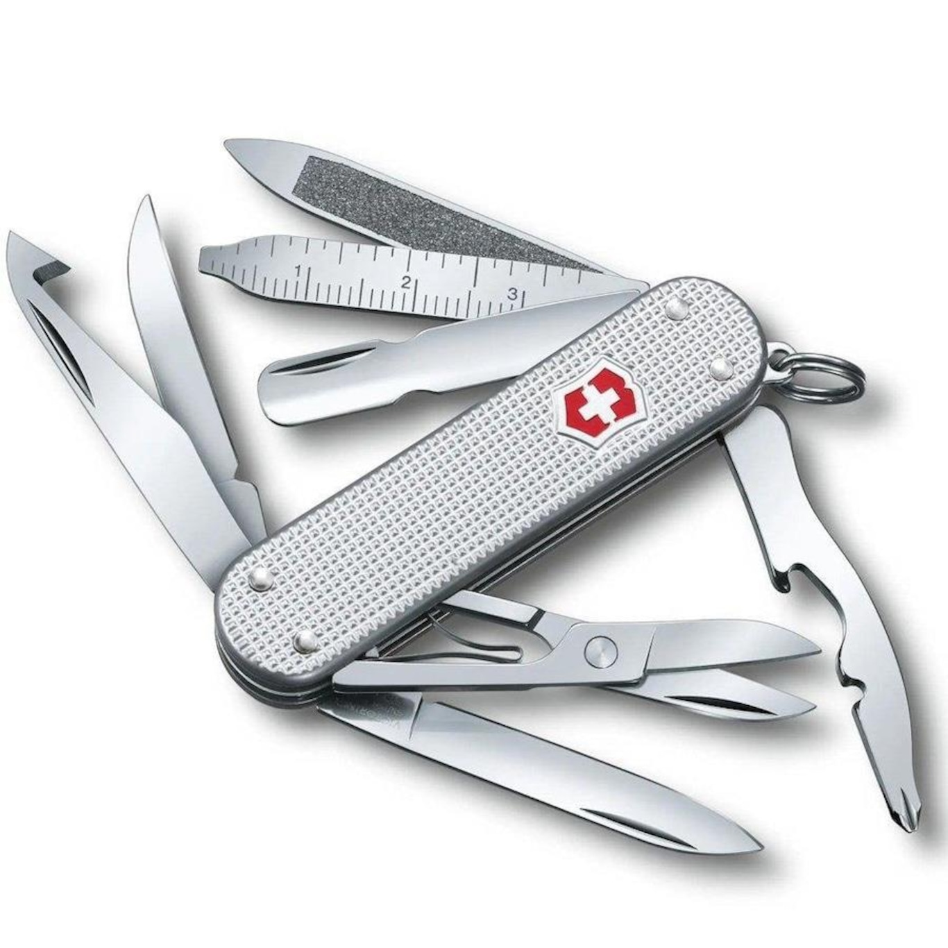 Canivete de Camping de Bolso Victorinox Pequeno Minichamp Alox - Foto 1