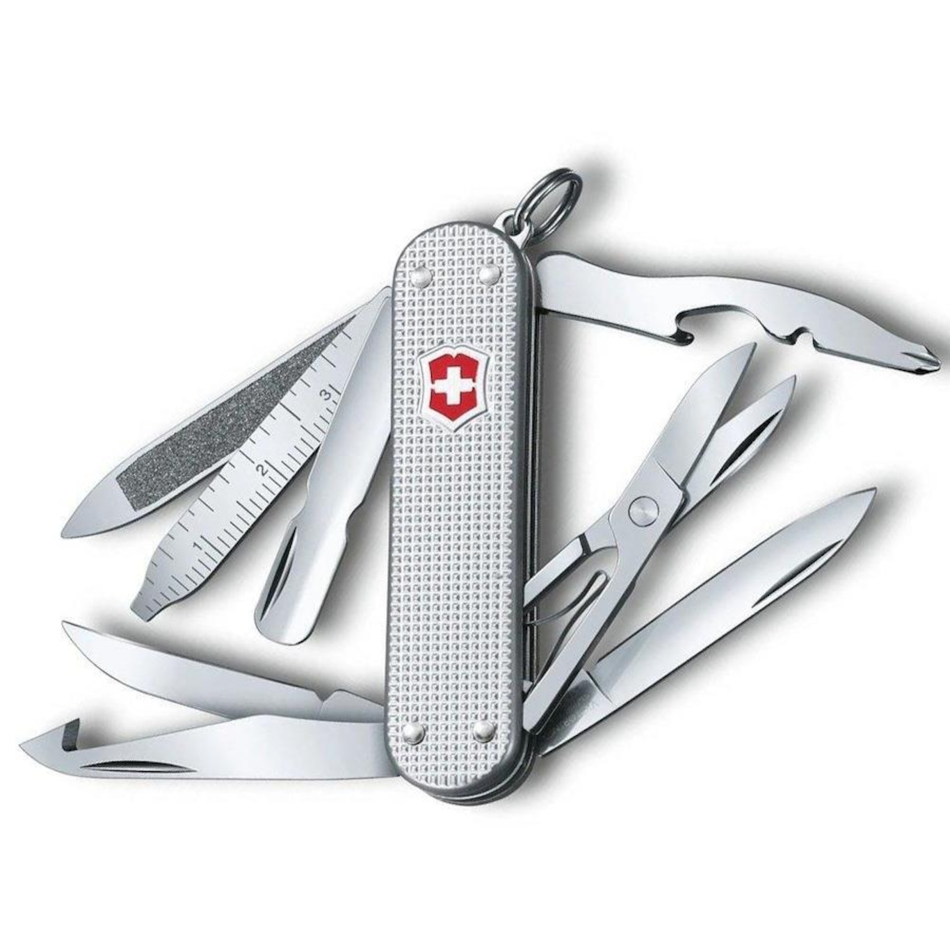 Canivete de Camping de Bolso Victorinox Pequeno Minichamp Alox - Foto 2