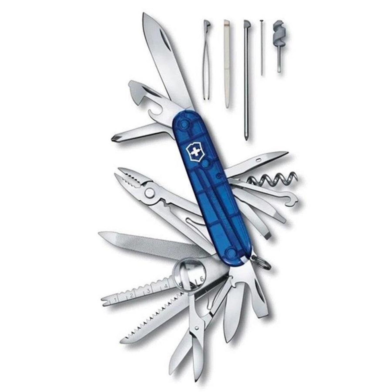 Canivete de Camping de Bolso Victorinox Médio Swiss Champ - Foto 3