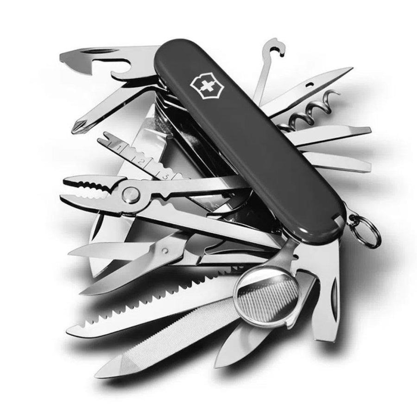 Canivete de Camping de Bolso Victorinox Médio Swiss Champ - Foto 2