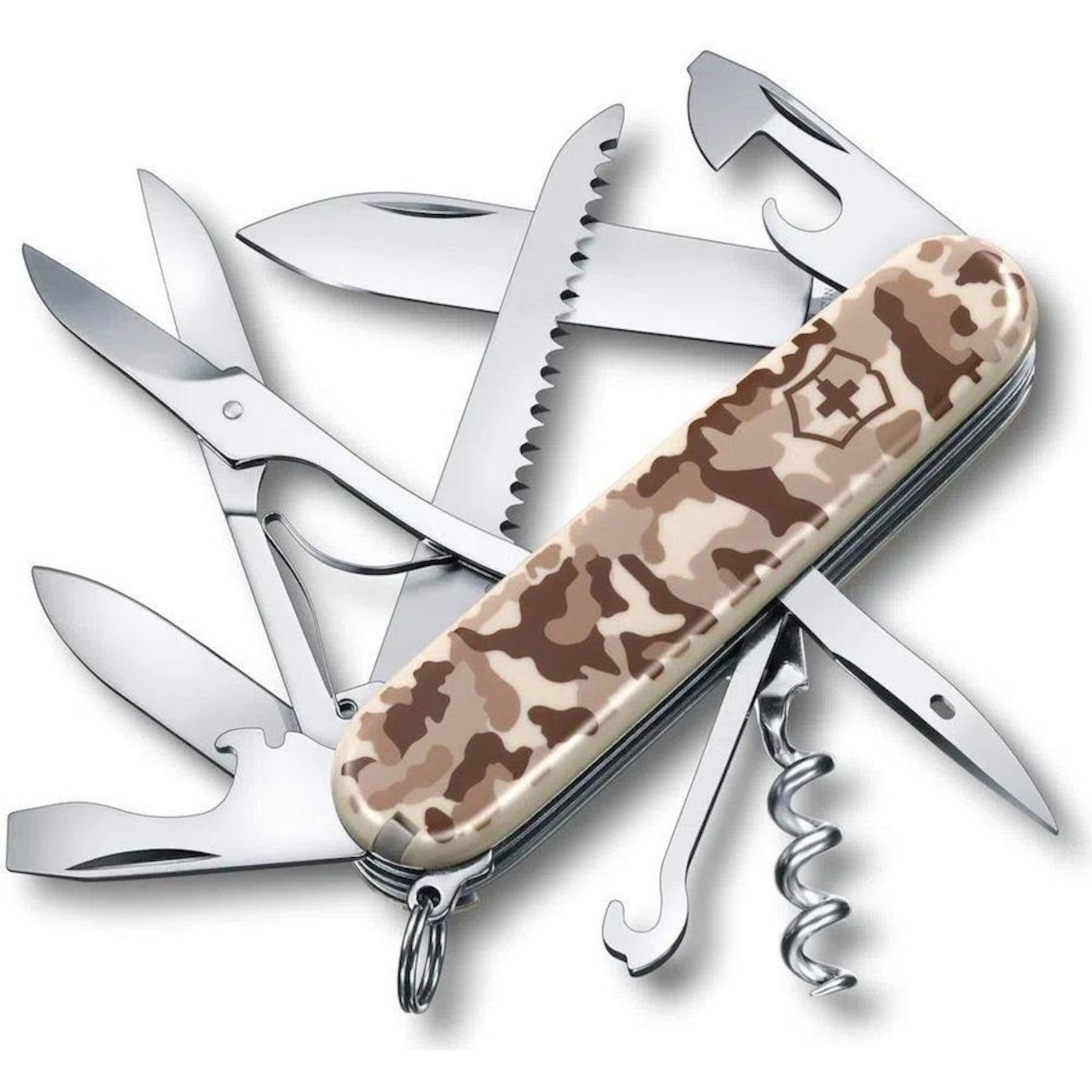 Canivete de Camping de Bolso Victorinox Huntsman Camuflado Deserto - Foto 1