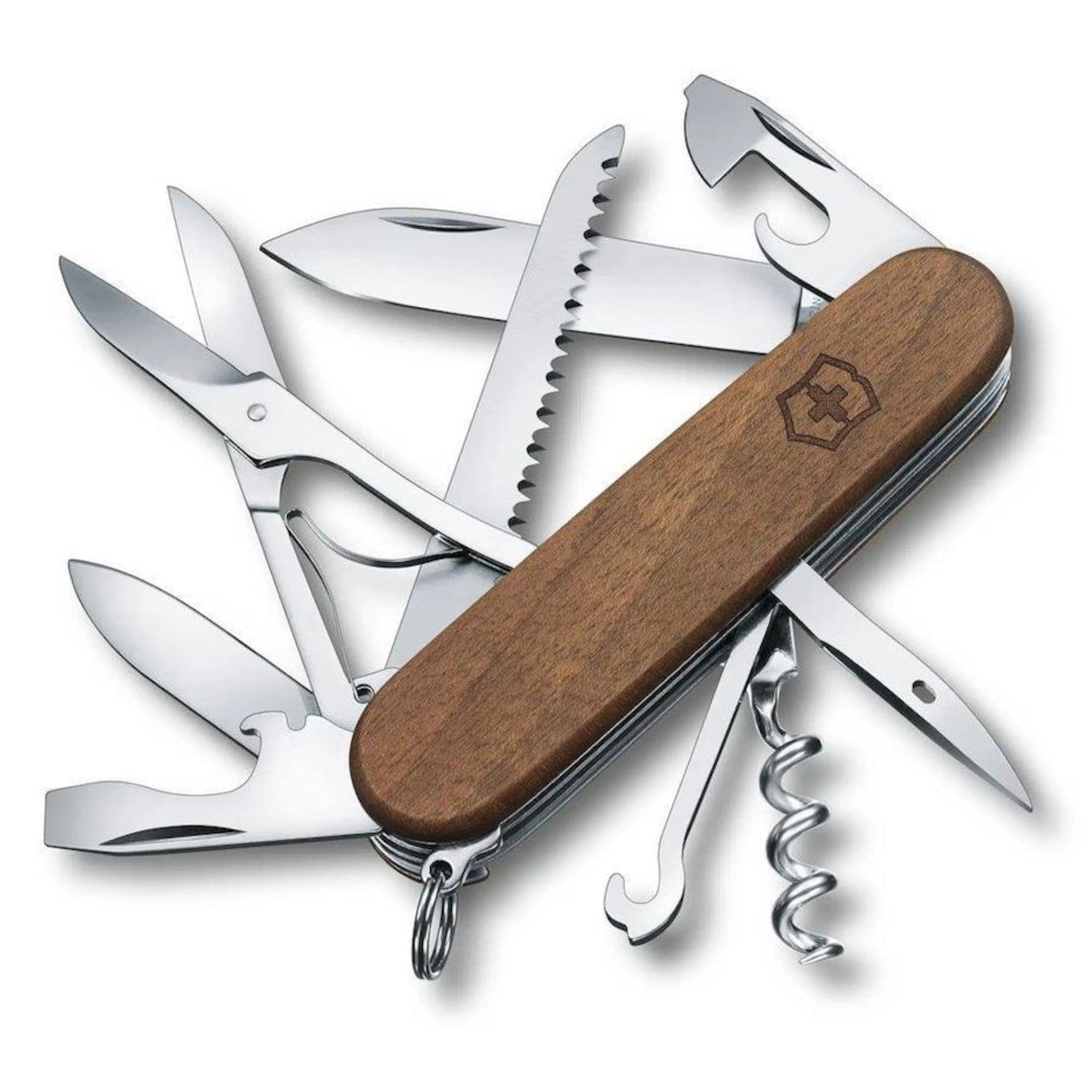 Canivete de Camping de Bolso Victorinox Médio Huntsman Wood - Foto 1