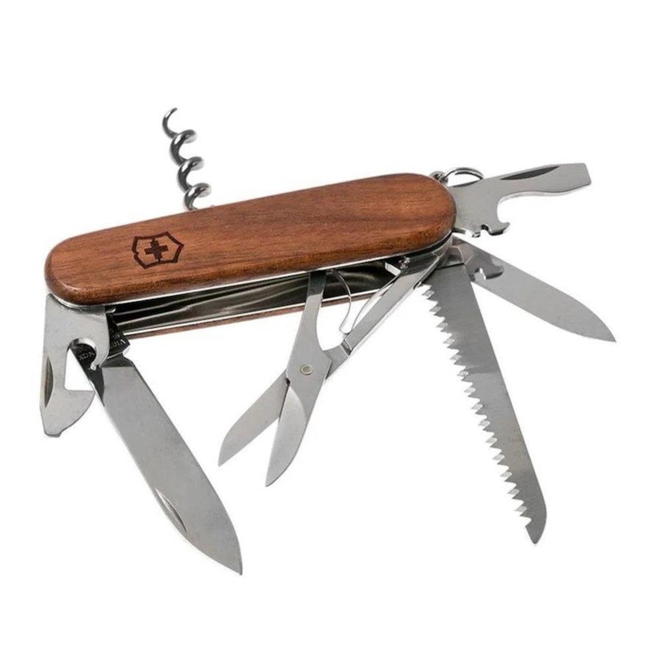 Canivete de Camping de Bolso Victorinox Médio Huntsman Wood - Foto 2