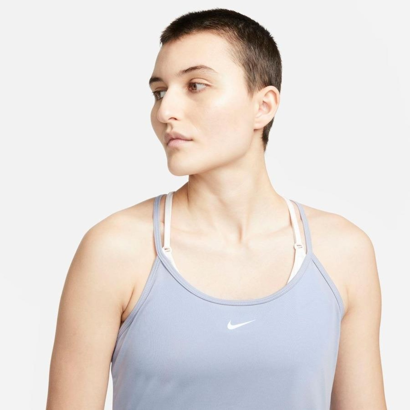 Camiseta Regata Nike One Elastika - Feminina - Foto 3