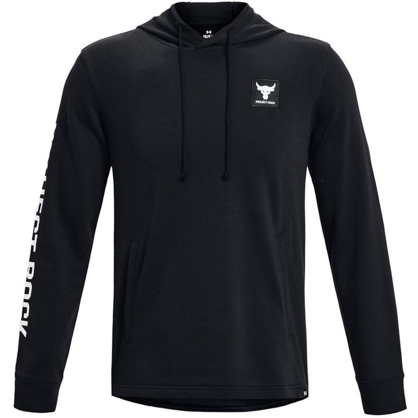 Blusão de Moletom com Capuz Under Armour Project Rock Terry Hood - Masculino - Foto 4