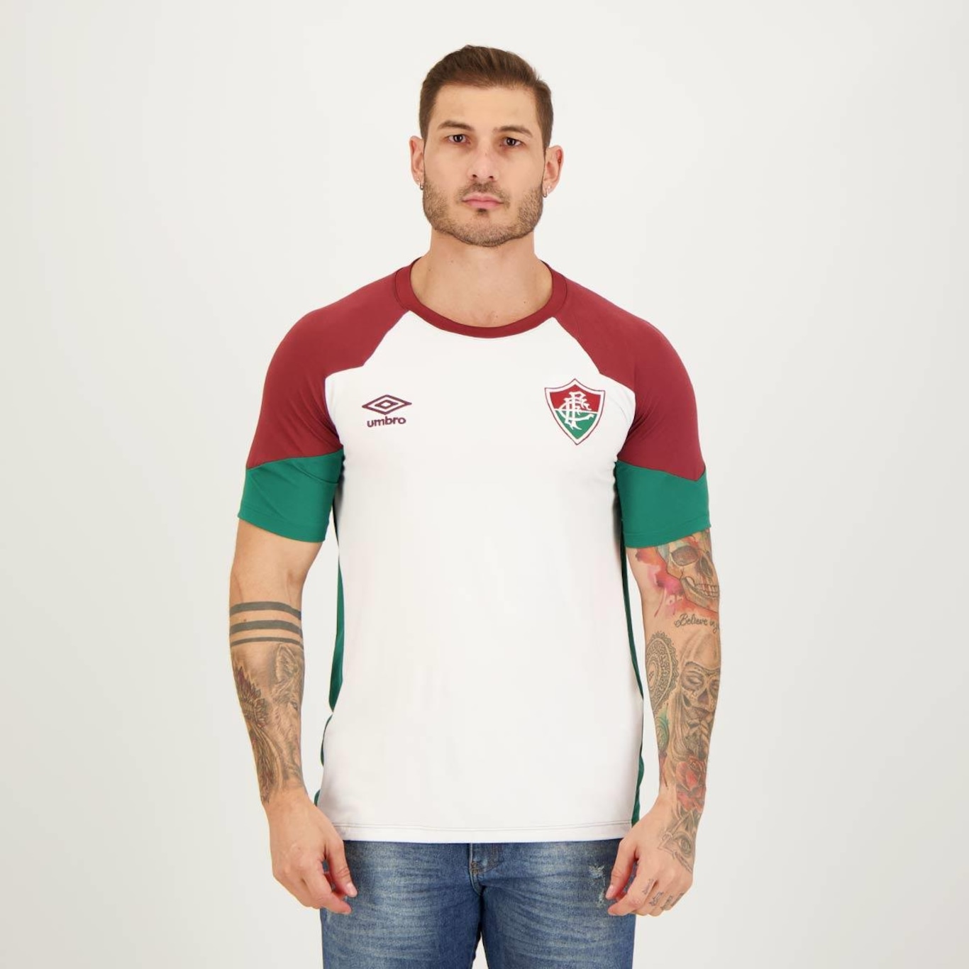 Camisa do Fluminense Concentração 2023 Umbro - Masculina - Foto 1