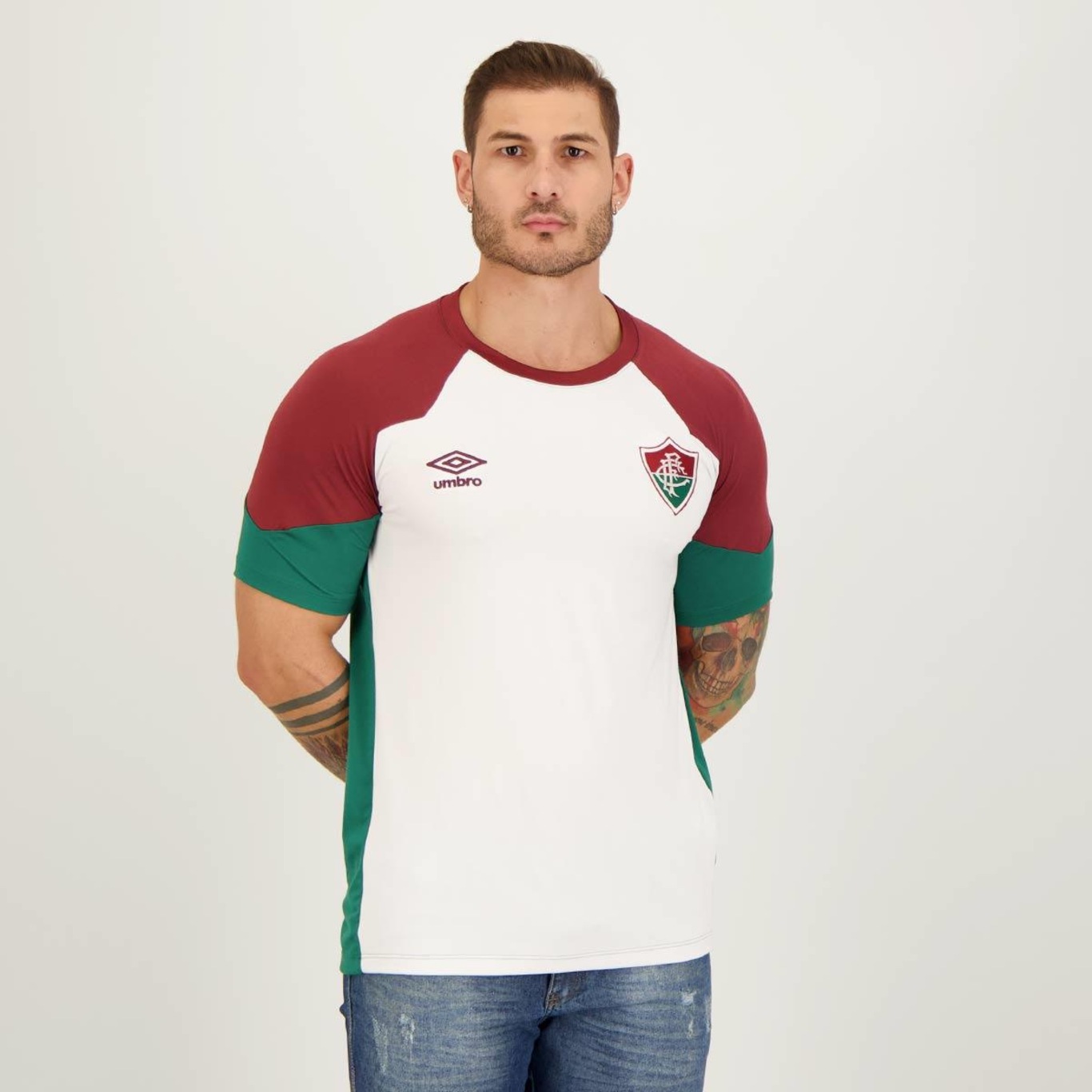 Camisa do Fluminense Concentração 2023 Umbro - Masculina - Foto 2