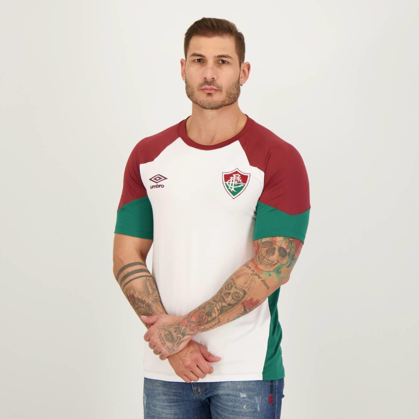 Camisa do Fluminense Concentração 2023 Umbro - Masculina - Foto 5