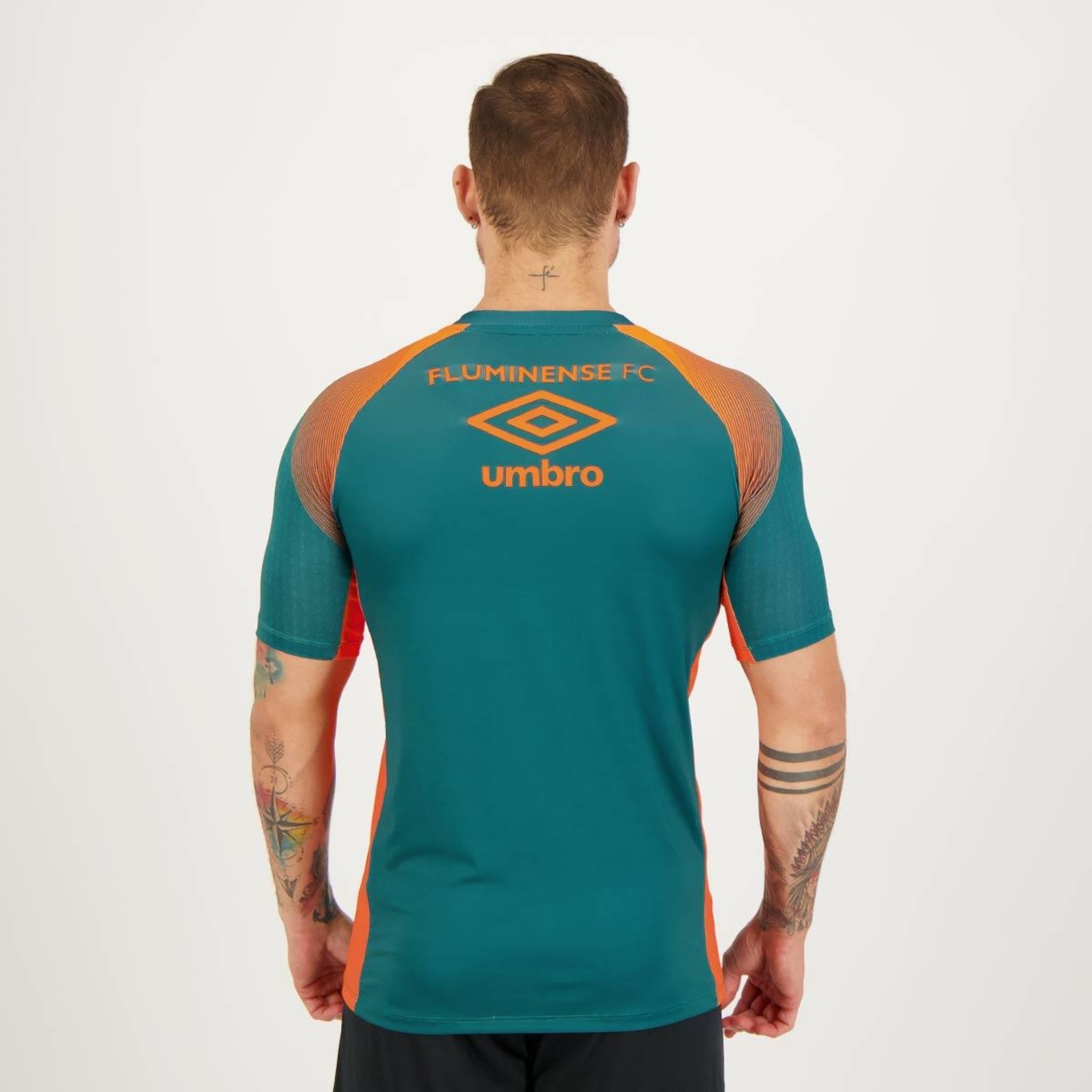 Camisa do Fluminense Aquecimento 2023 Umbro - Masculina - Foto 3