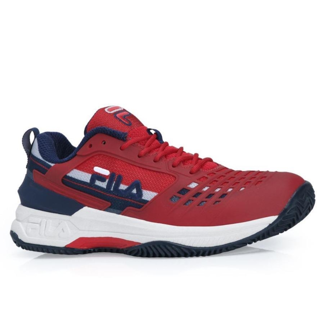 Fila best sale tenis vermelho