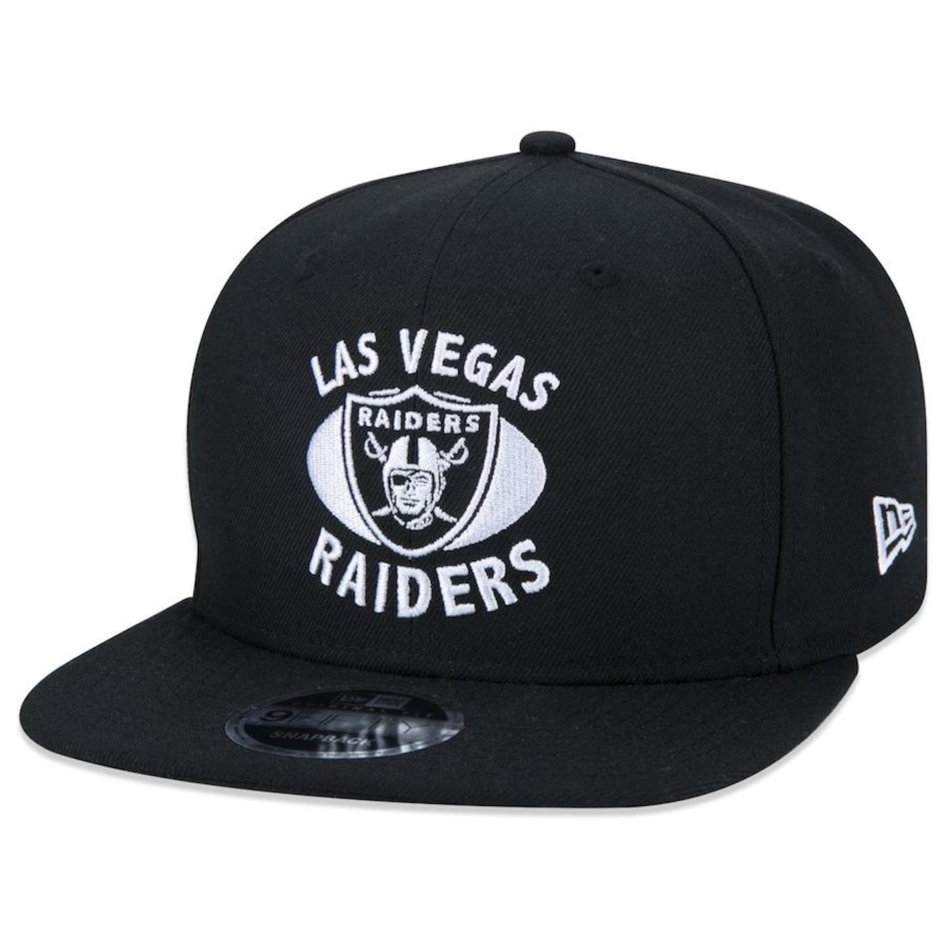 Boné Aba Reta New Era 9fifty Original Fit NFL Las Vegas Raiders Core - Snapback - Adulto - Foto 1