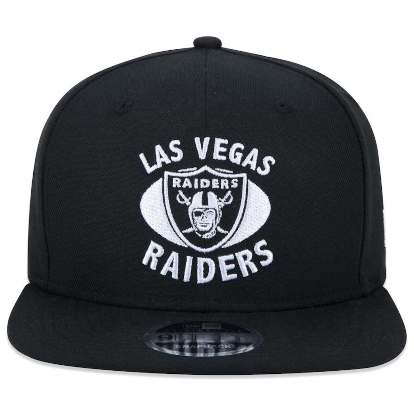 Boné Aba Reta New Era 9fifty Original Fit NFL Las Vegas Raiders Core - Snapback - Adulto - Foto 2