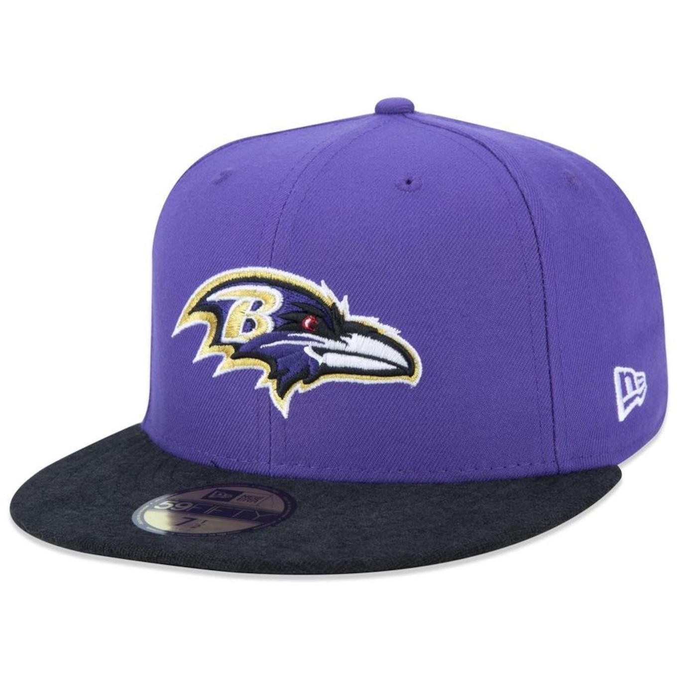 Boné Aba Reta New Era 59fifty NFL Baltimore Ravens Core Fitted Fitted - Fechado - Adulto - Foto 1