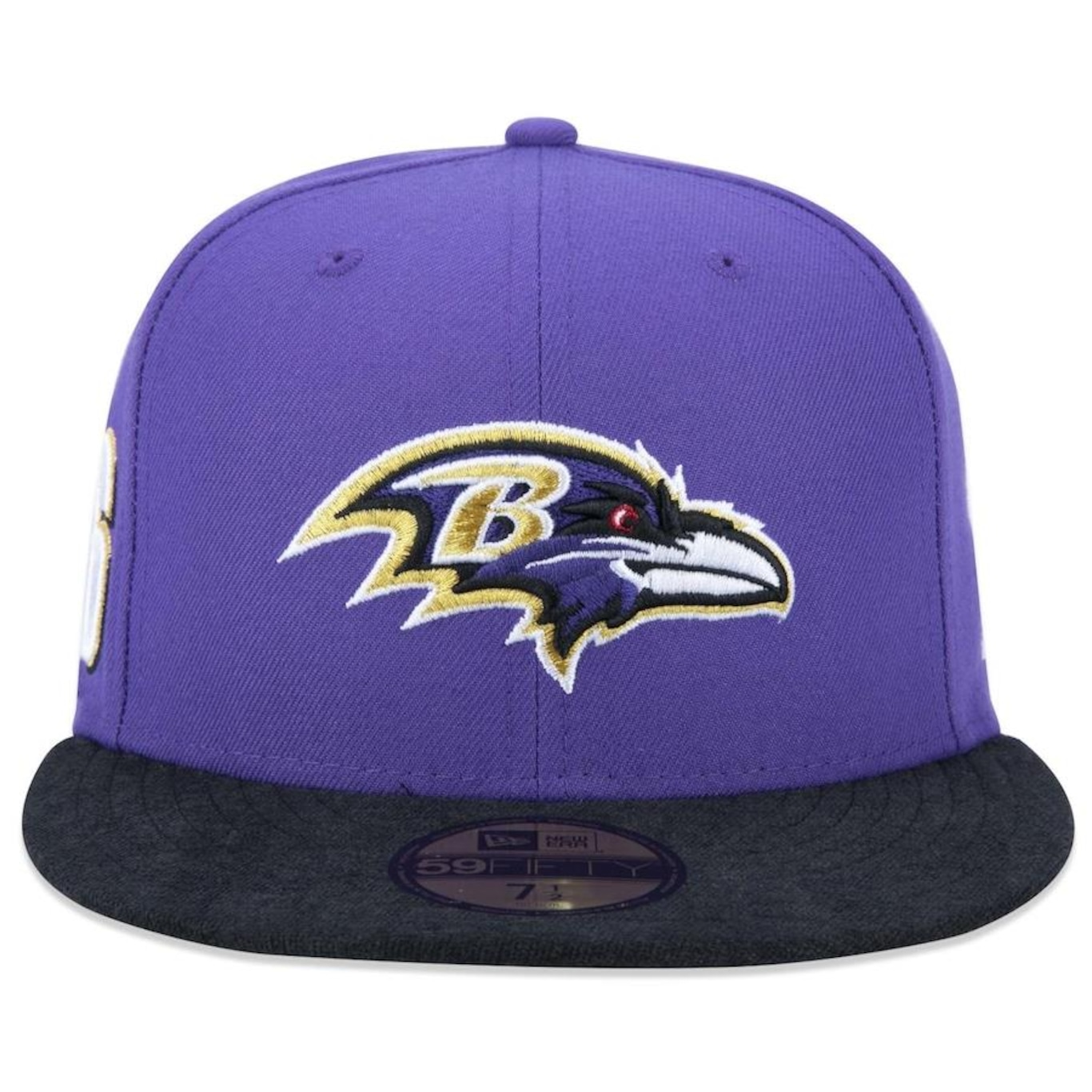 Boné Aba Reta New Era 59fifty NFL Baltimore Ravens Core Fitted Fitted - Fechado - Adulto - Foto 2