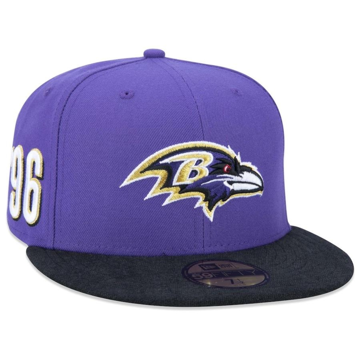 Boné Aba Reta New Era 59fifty NFL Baltimore Ravens Core Fitted Fitted - Fechado - Adulto - Foto 3