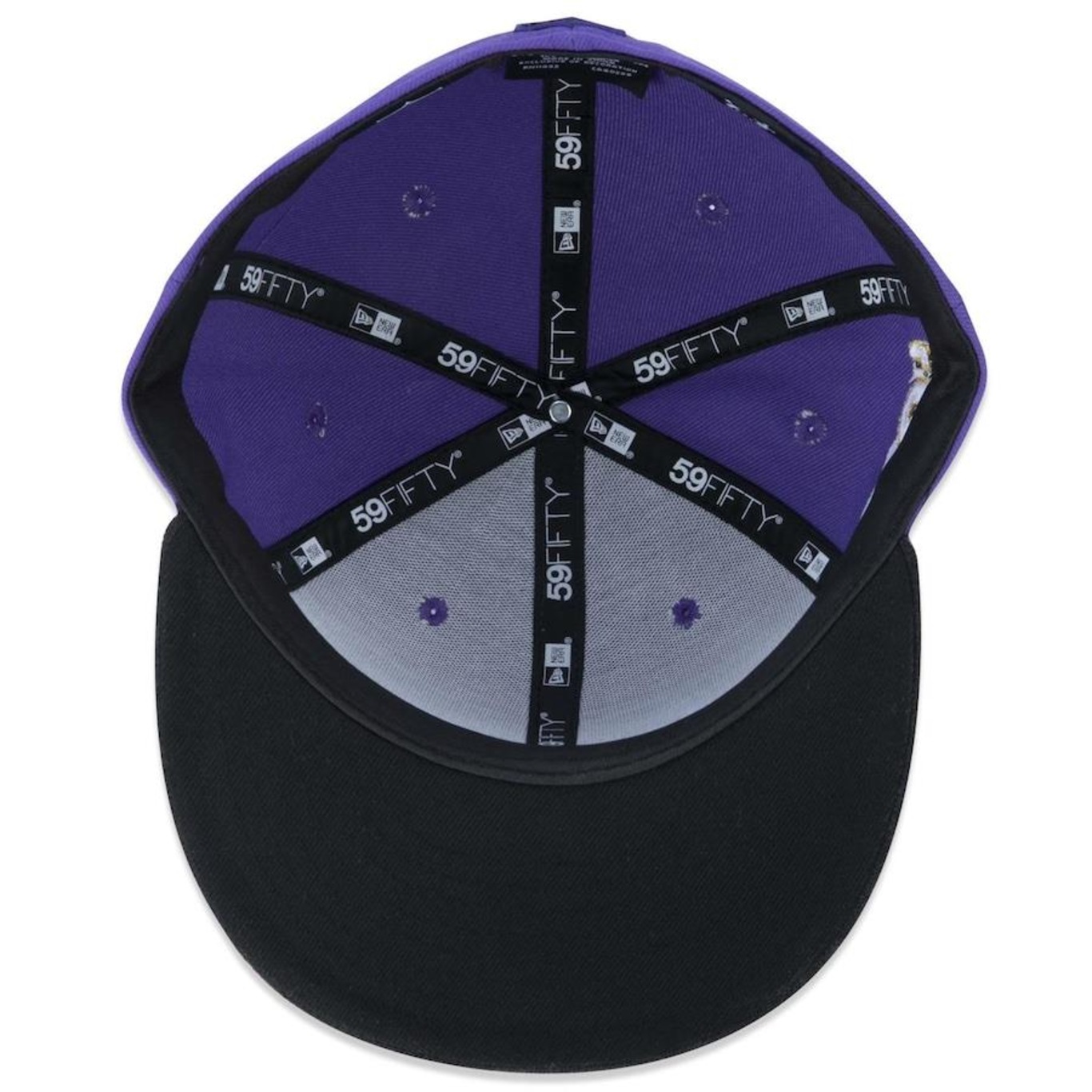 Boné Aba Reta New Era 59fifty NFL Baltimore Ravens Core Fitted Fitted - Fechado - Adulto - Foto 5