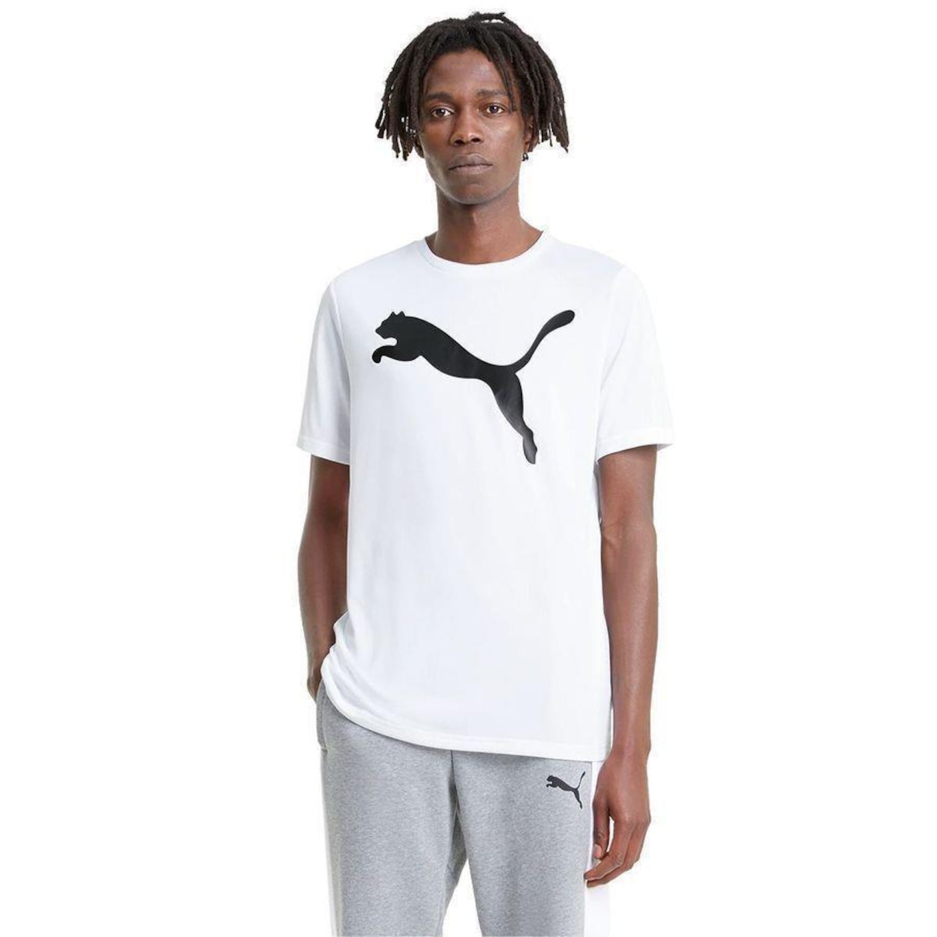 Camiseta Puma Manga Curta Active Big Logo - Masculina - Foto 3