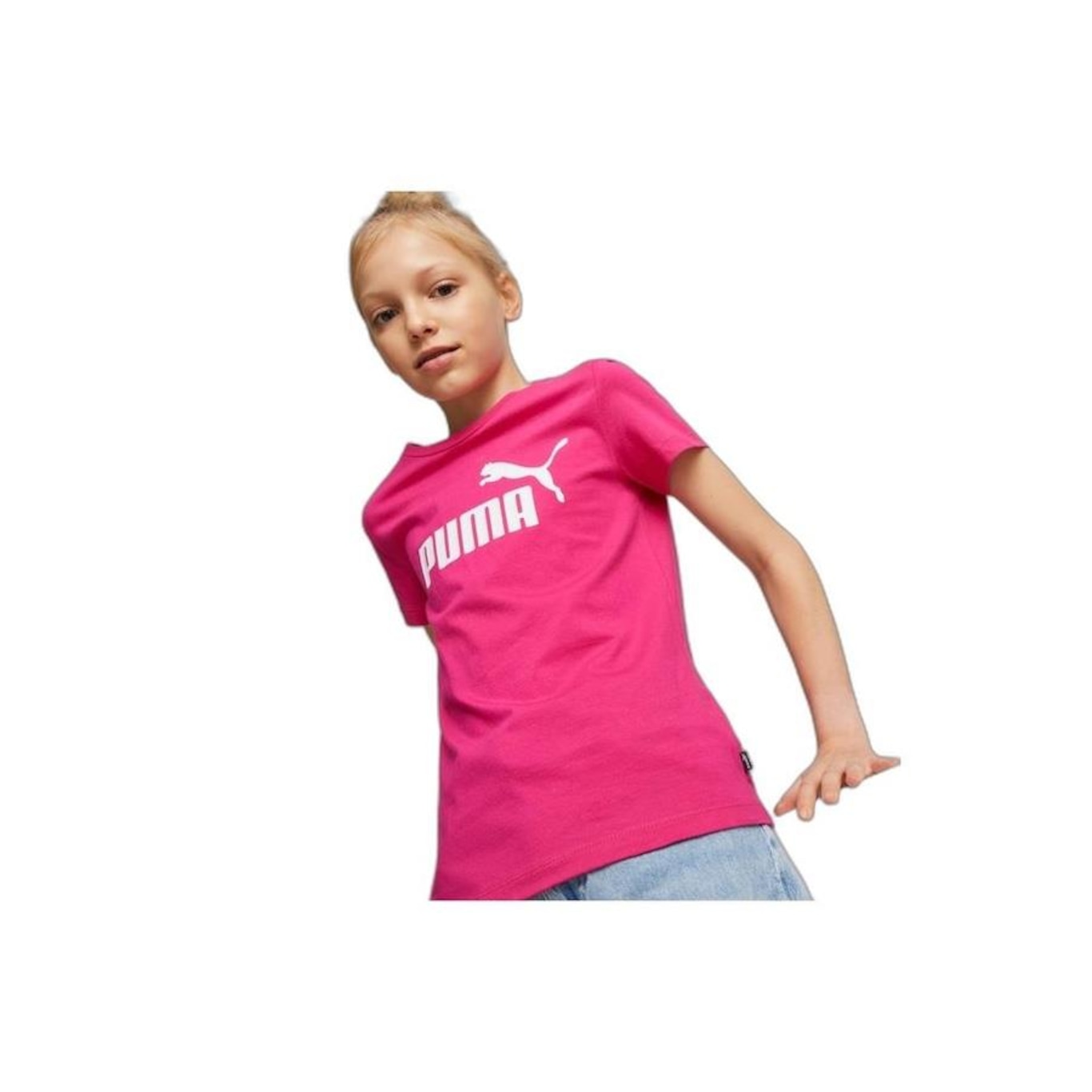 Camiseta Puma Essentials Logo - Infantil - Foto 2