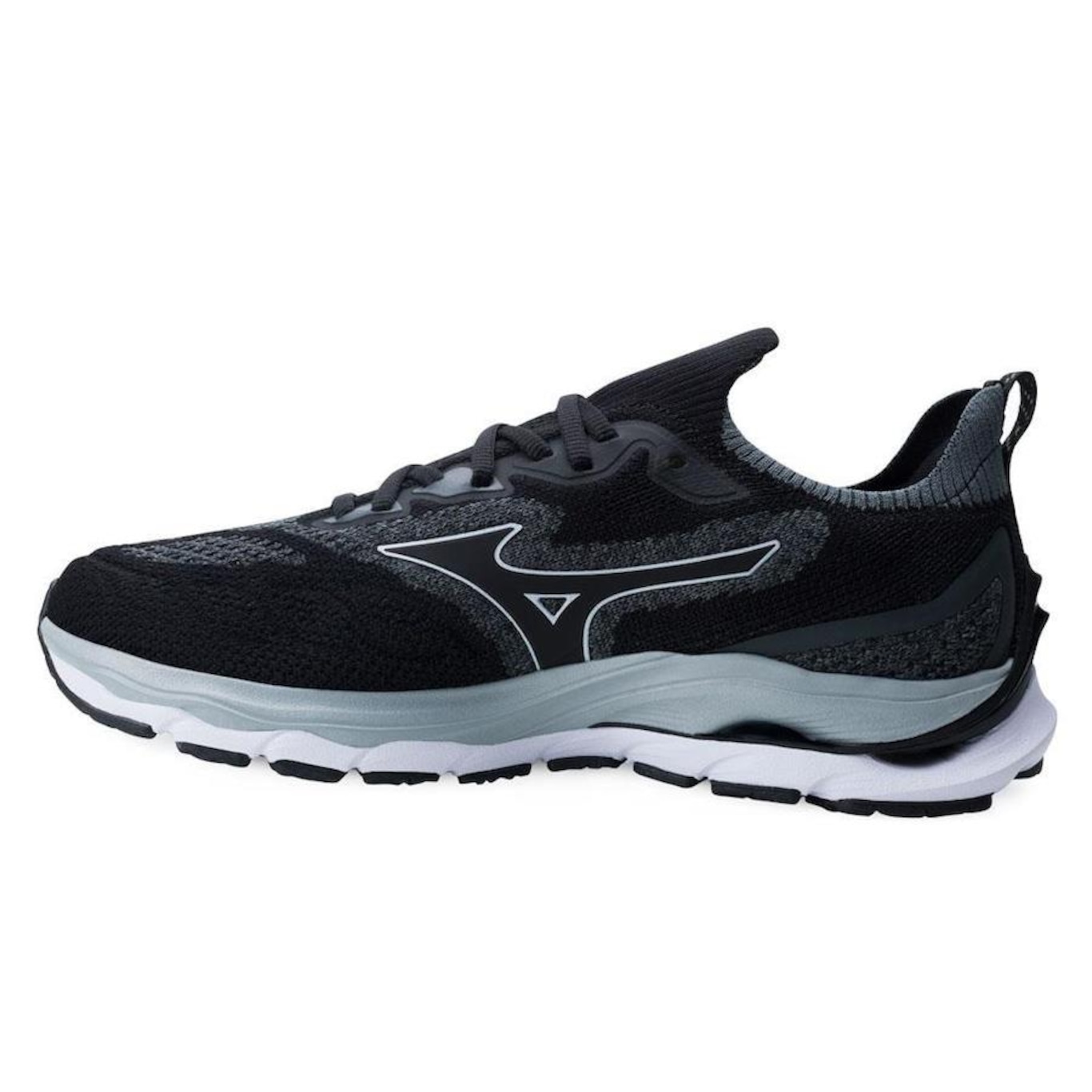 Tênis Mizuno Wave Mirai 4 + Par de Meias MZ22 - Masculino - Foto 2