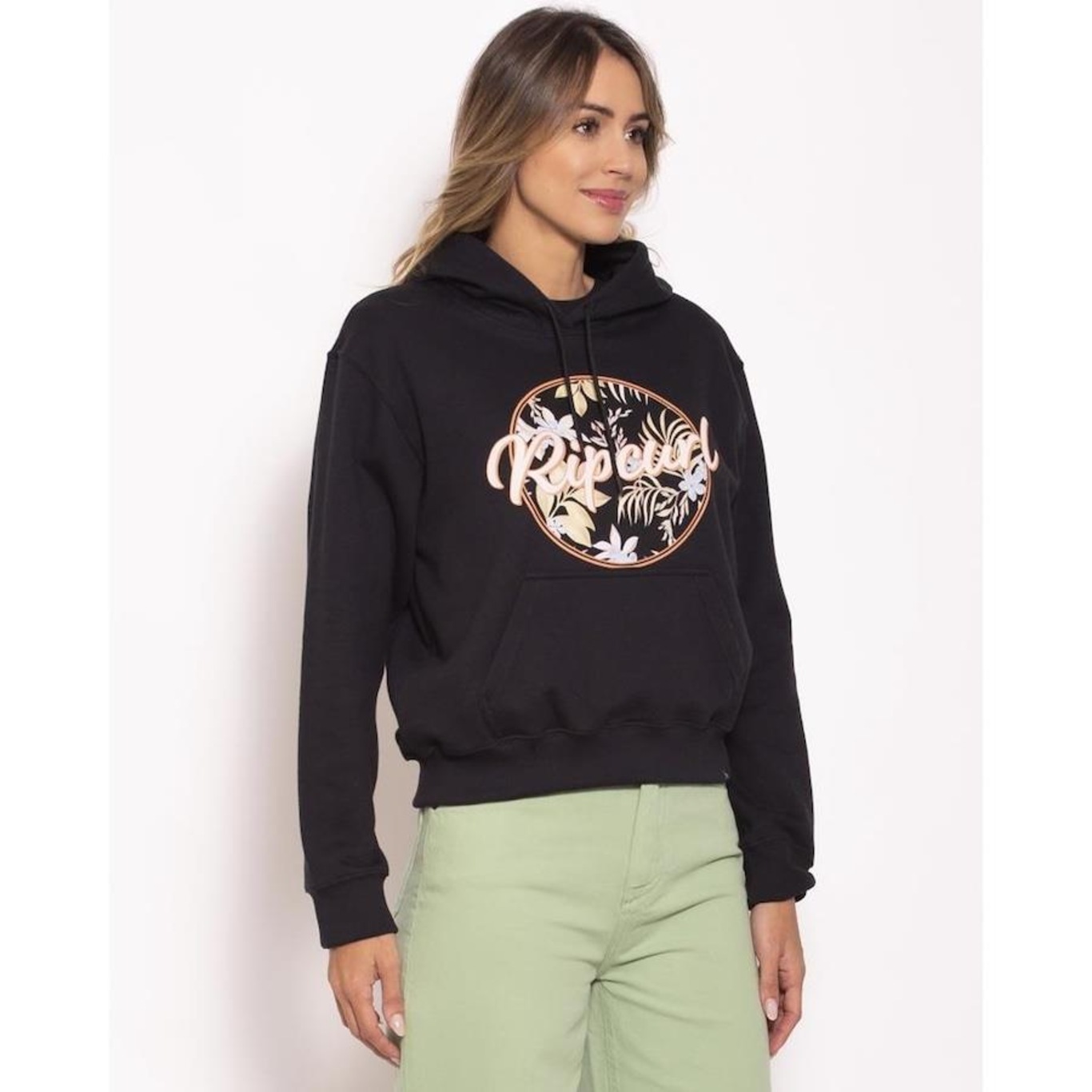 Blusão de Moletom Rip Curl Canguru Sun Dance Filter Fleece - Feminino - Foto 2