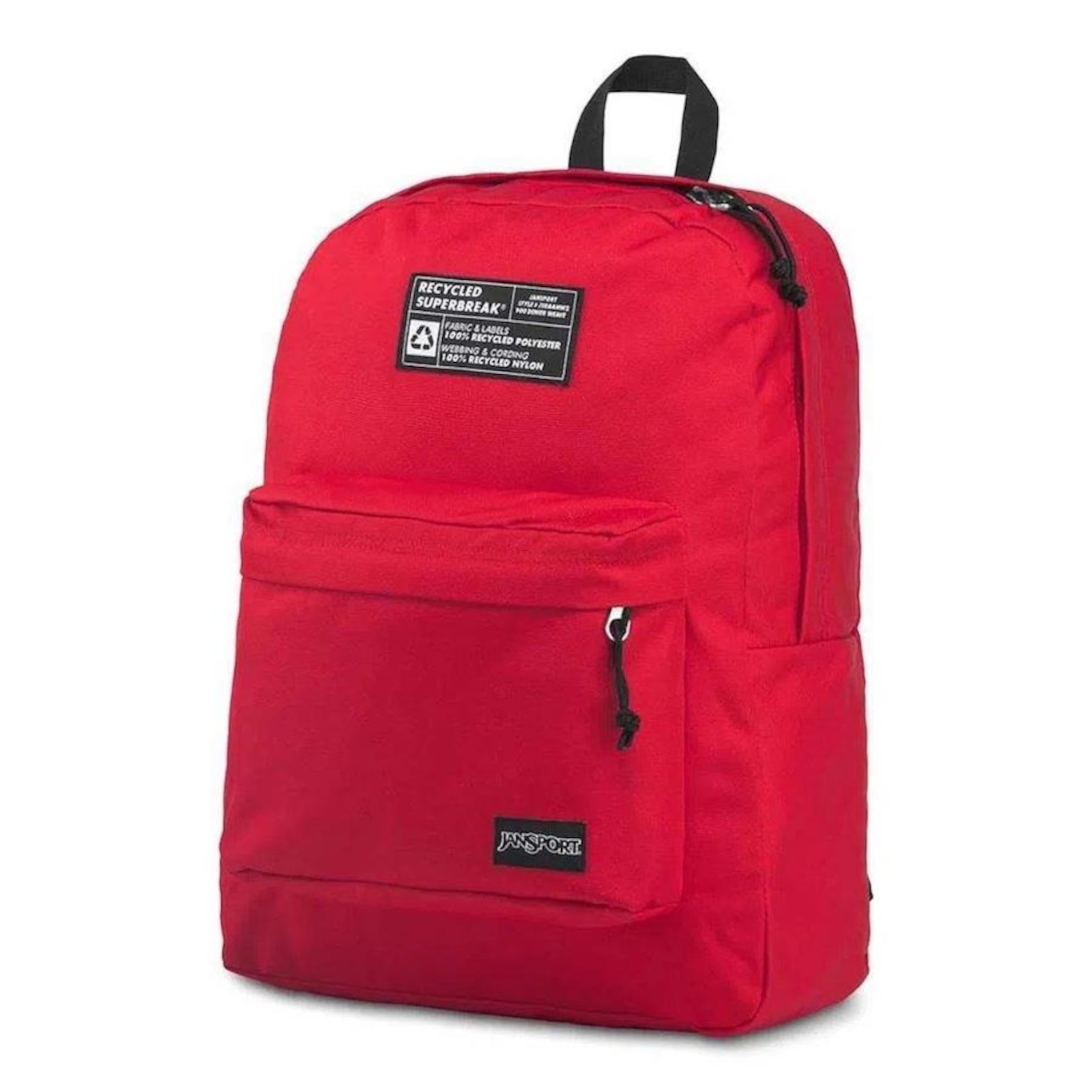 Mochila JanSport Recycled Superbreak Red Tape - 26 Litros - Foto 2