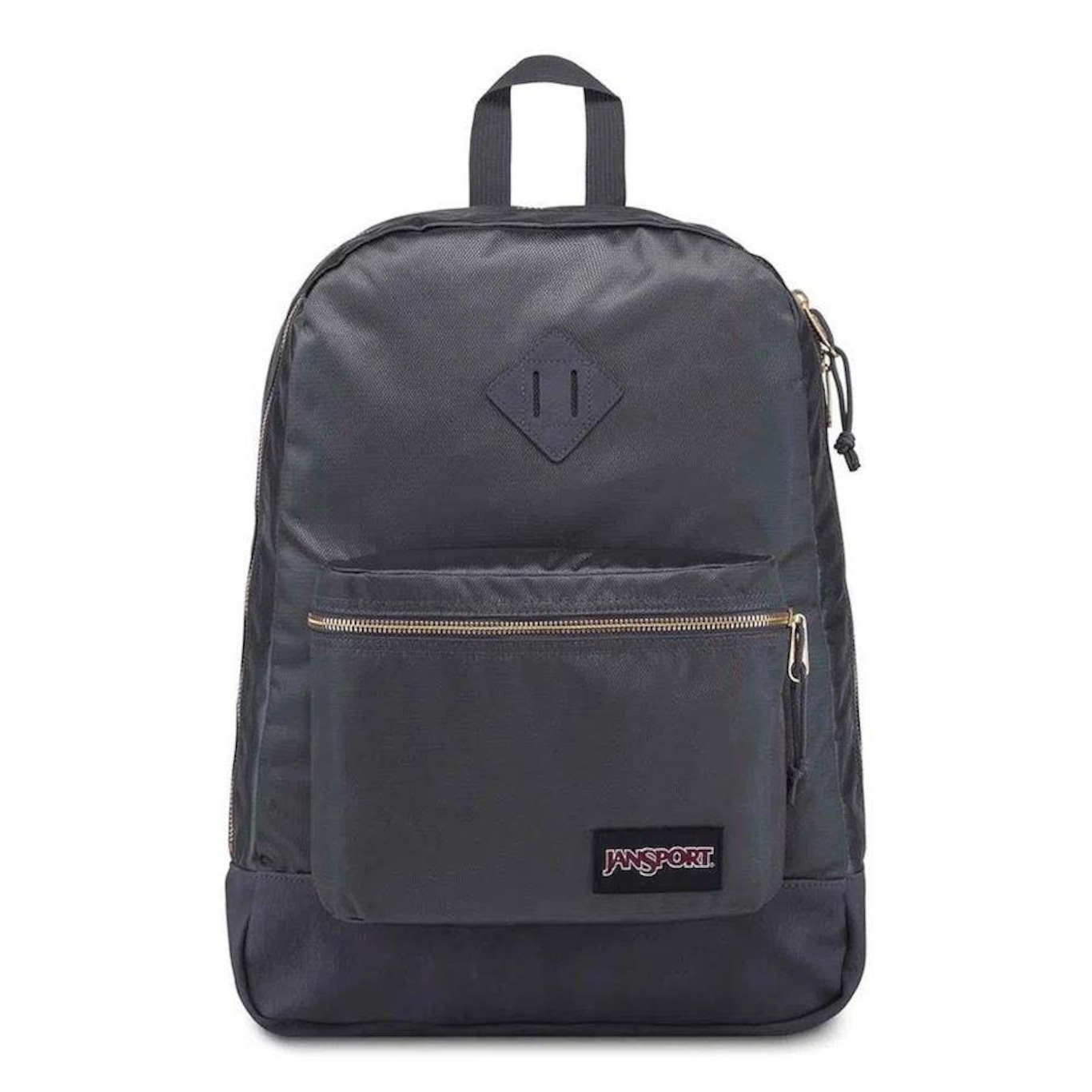 Mochila JanSport Super Fx Deep Grey Gold Premium Poly - 25 Litros - Foto 1