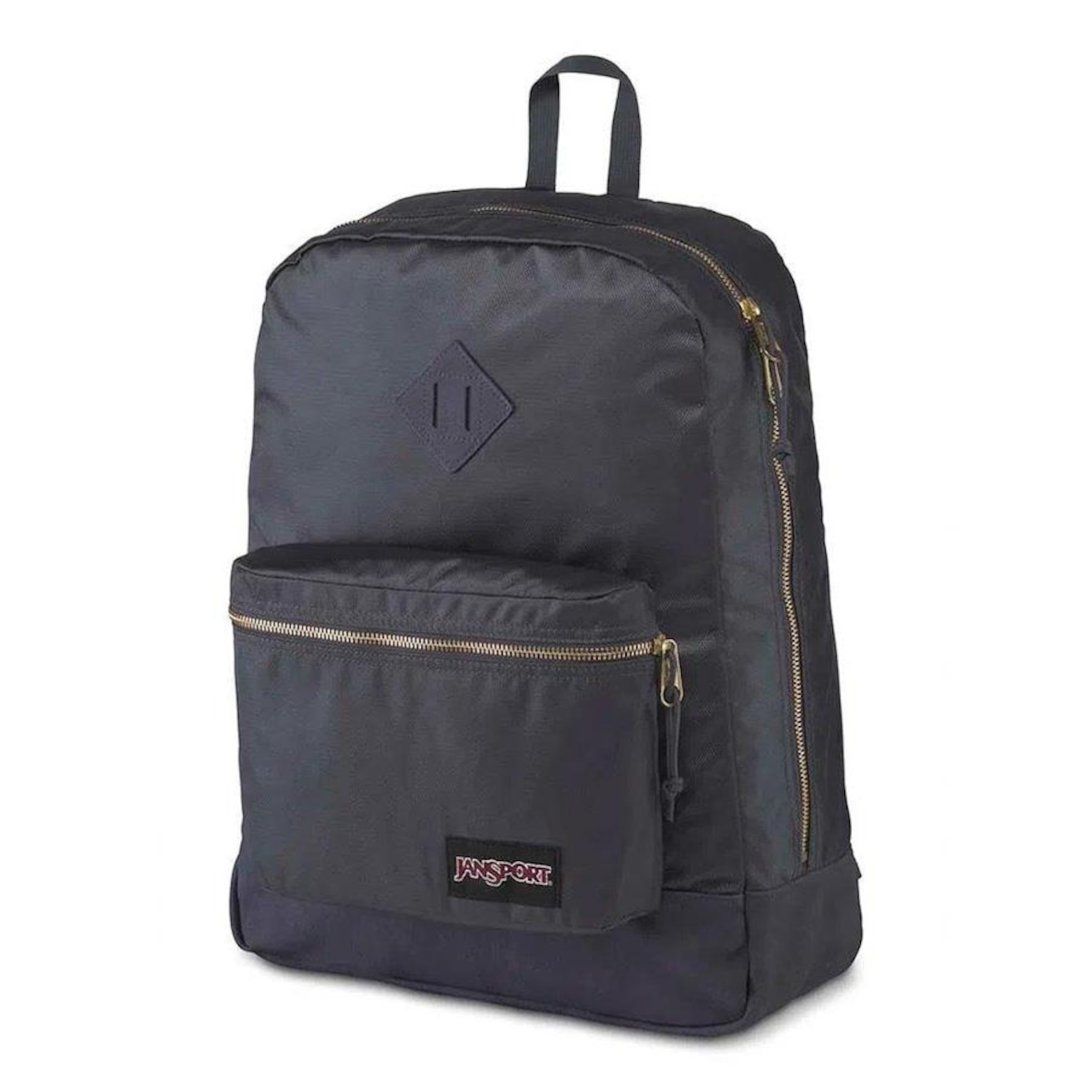 Mochila JanSport Super Fx Deep Grey Gold Premium Poly - 25 Litros - Foto 3