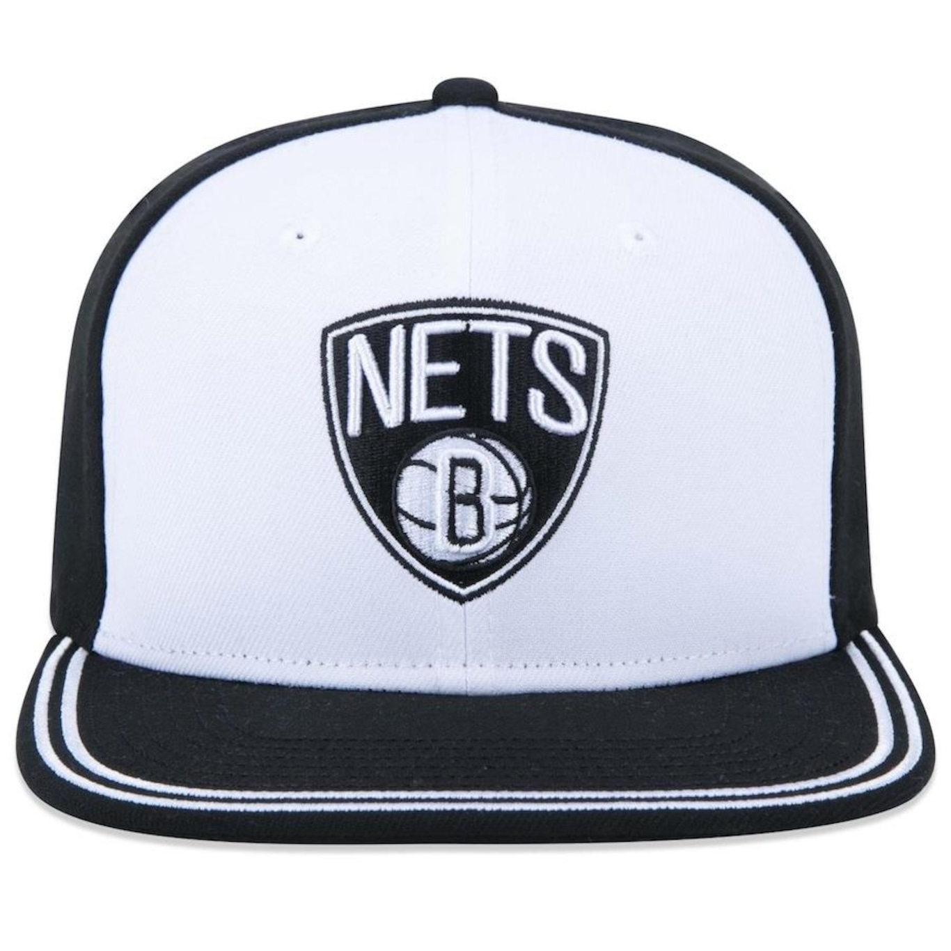 Boné Aba Reta New Era 9fifty Original Fit NBA Brooklyn Nets World - Snapback - Adulto - Foto 2