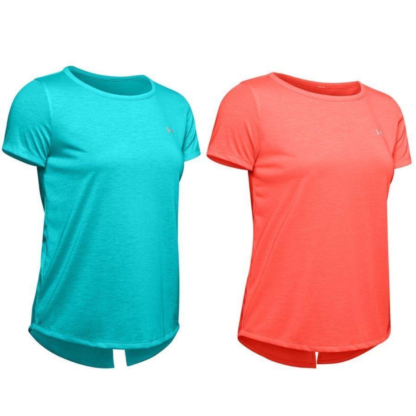 Kit Camisetas Whisperlight Under Armour - 2 Unidades - Feminina - Foto 1