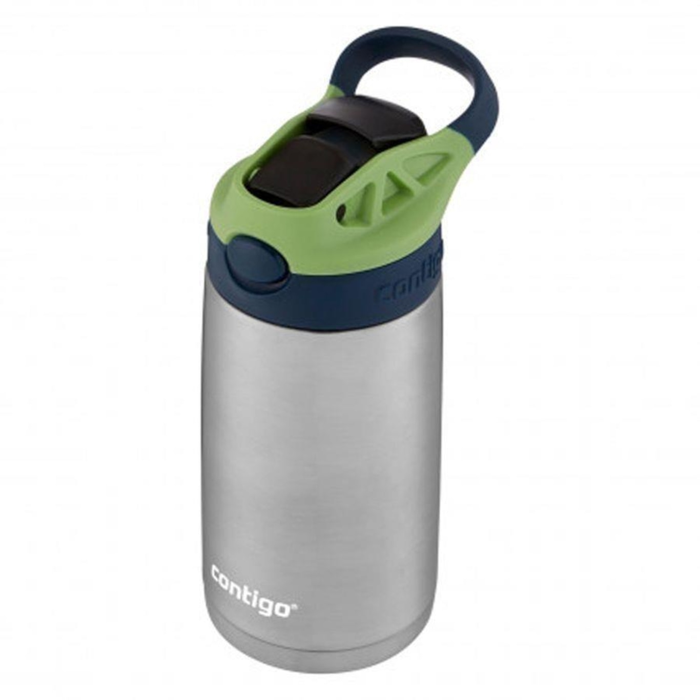 Garrafa Térmica Contigo Autospout Kids Verde Inox - 384ml - Foto 1