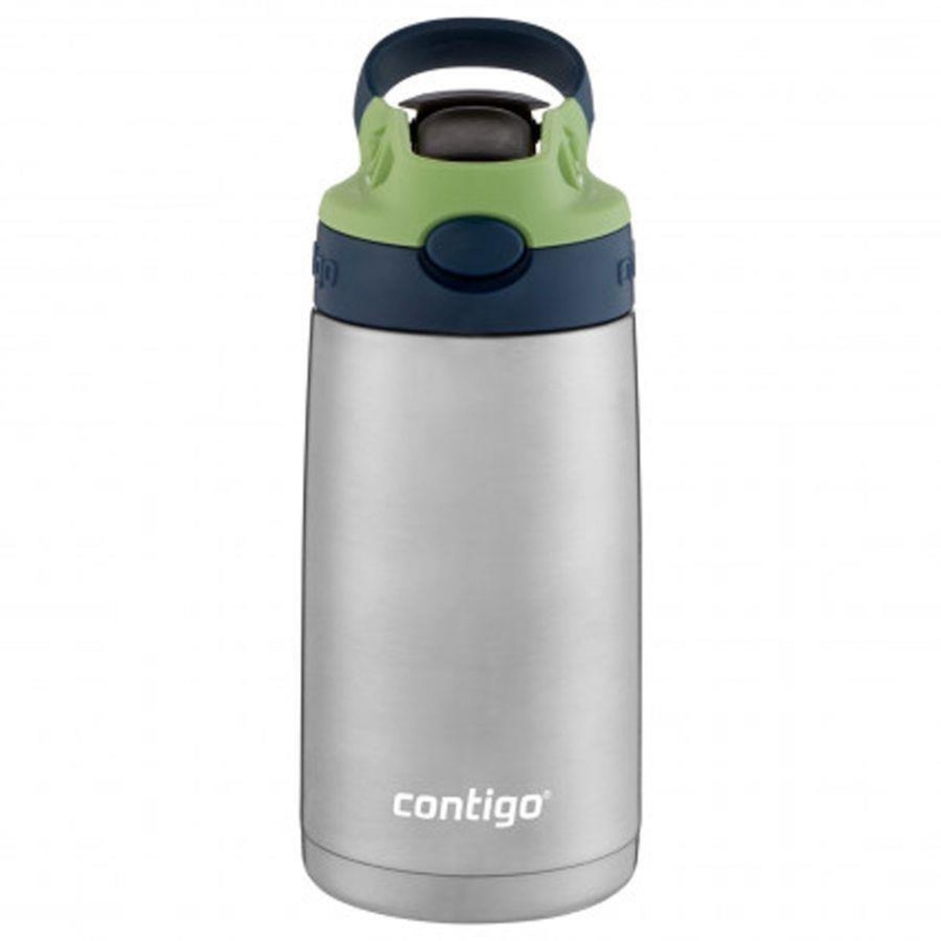 Garrafa Térmica Contigo Autospout Kids Verde Inox - 384ml - Foto 2