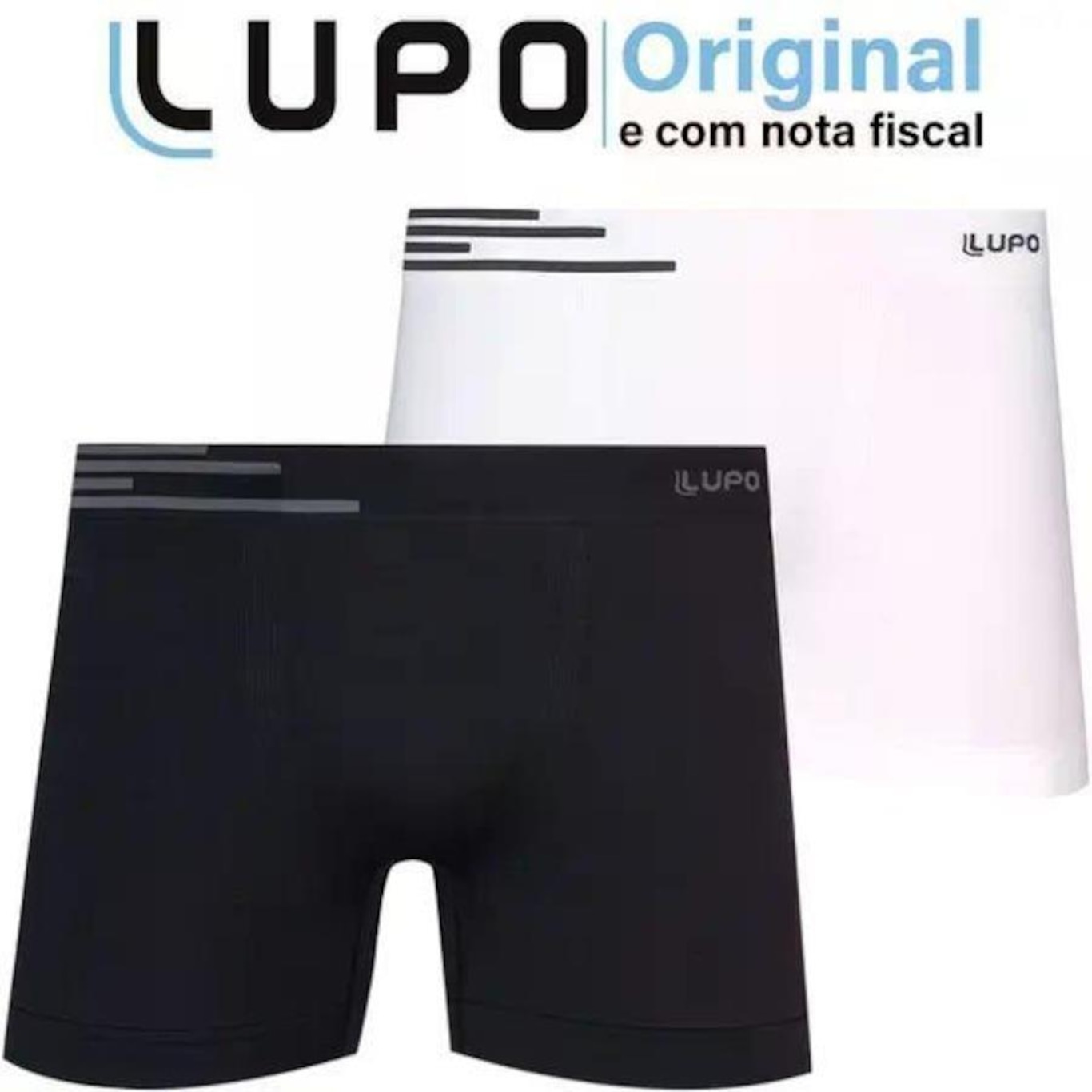 Kit Cuecas Boxer Lupo Cós - Adulto - 2 unidades - Foto 4