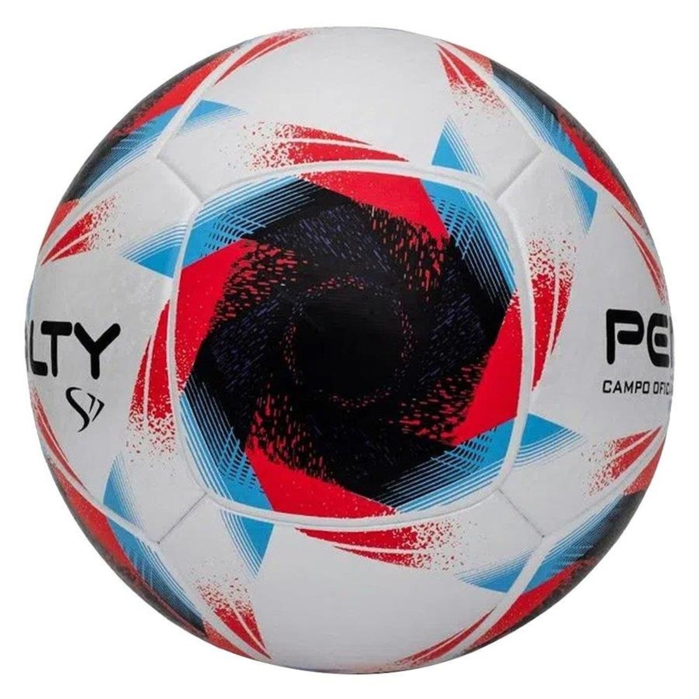 Bola de Futebol Campo Penalty Torcida XXI - Branco+Preto