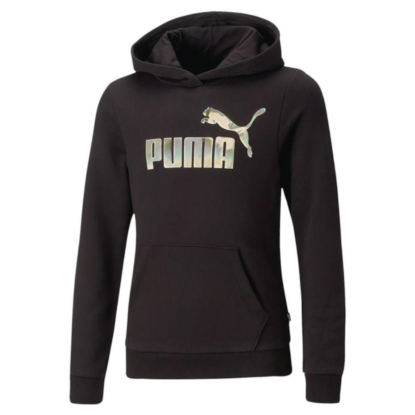 Blusão de Moletom com Capuz Puma Essentials Nova Shine Hoodie - Infantil - Foto 1