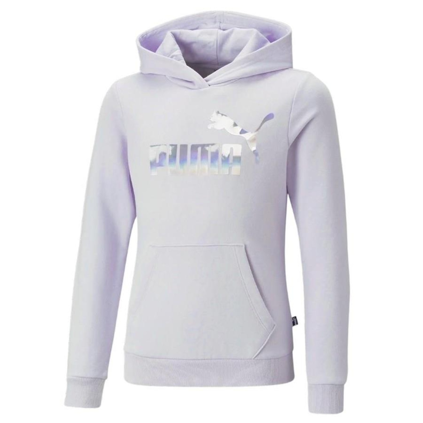 Blusão de Moletom com Capuz Puma Essentials Nova Shine Hoodie - Infantil - Foto 1